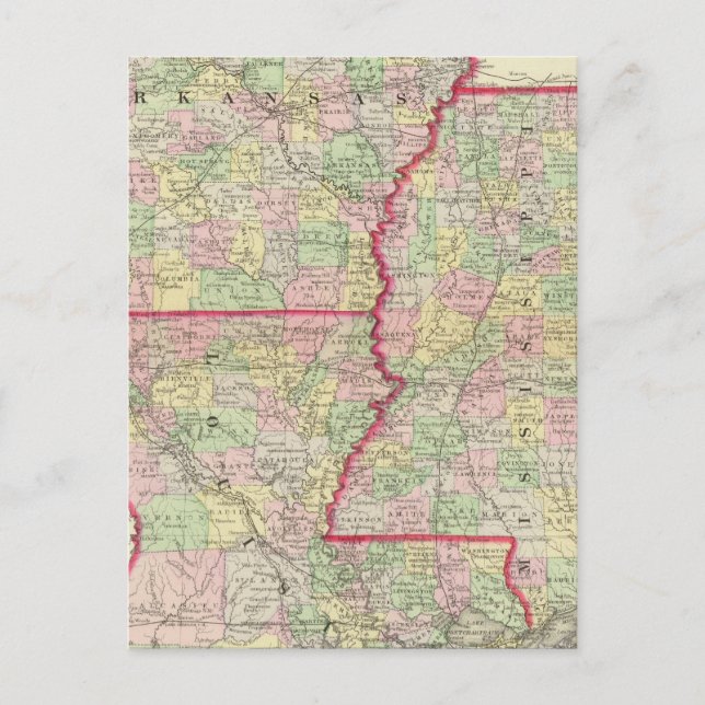 Ark, Miss, La Postkarte (Vorderseite)