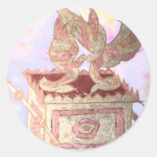 Ark of the Covenant Runder Aufkleber (Vorderseite)