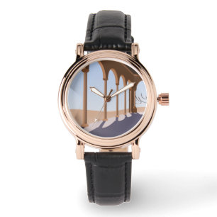 Arkaden zeichnend armbanduhr
