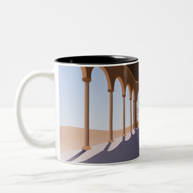 Arkaden Zweifarbige Tasse (Links)
