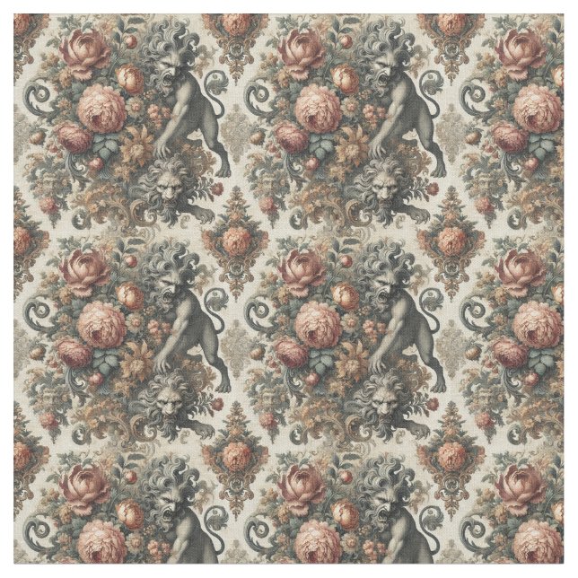 Arkane Apex - gotische Viktorianische Dense Tile Stoff (Nahaufnahme)