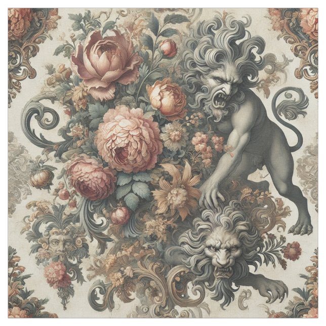 Arkane Apex - Gotische Viktorianische Statement-Ti Stoff (Muster)