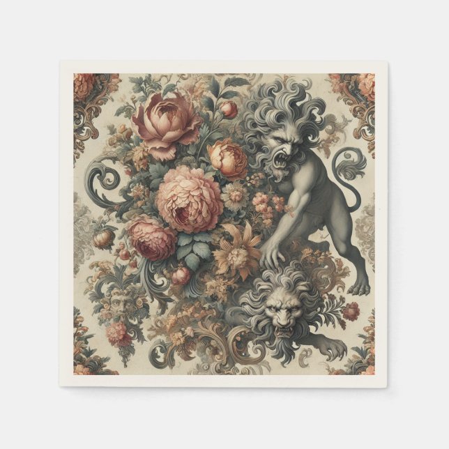 Arkane Apex - Mythische Blüte Serviette (Vorderseite)