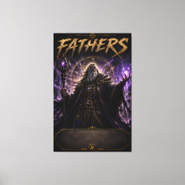 Arkaner Vater-Zauberer Canvas Leinwanddruck