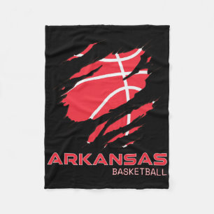 Arkansan Hoops Fan Souvenir Geschenk Arkansas Bysk Fleecedecke