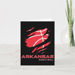 Arkansan Hoops Fan Souvenir Geschenk Arkansas Bysk Karte