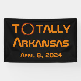 Arkansas 2024 Gesamtsolares Eclipse Banner
