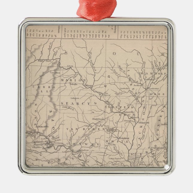 Arkansas 2 silbernes ornament (Vorne)