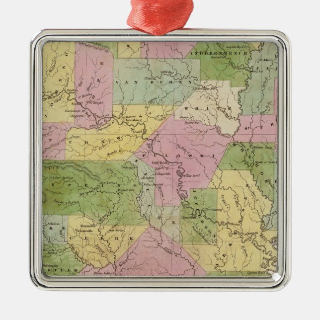 Arkansas 3 ornament aus metall (Vorne)