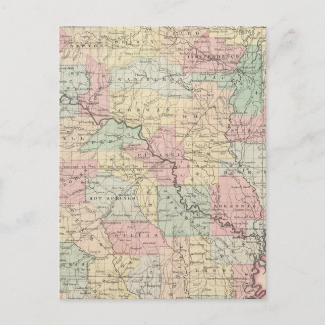 Arkansas 3 postkarte (Vorderseite)