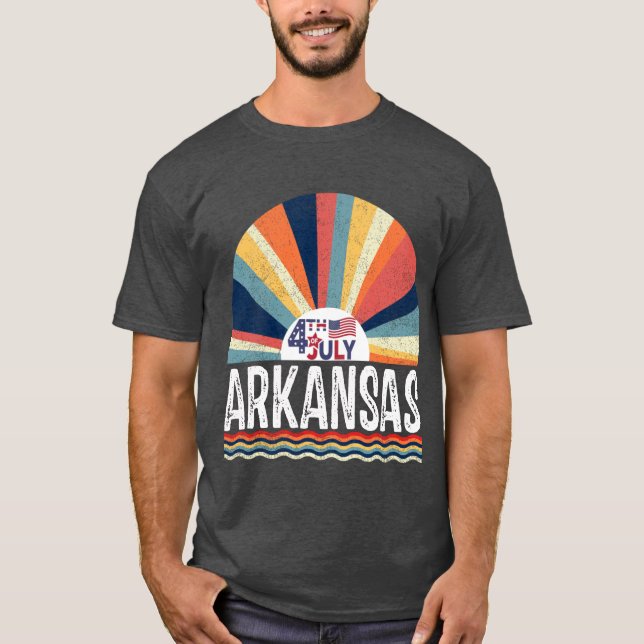 Arkansas 4. Juli T-Shirt (Vorderseite)