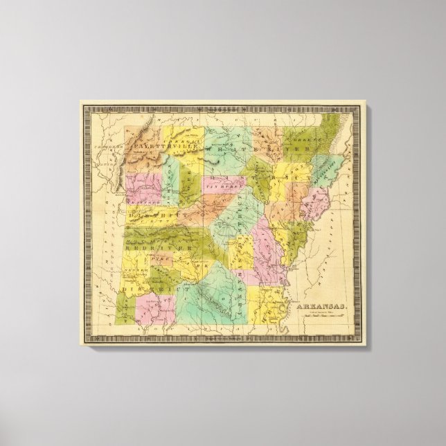 Arkansas 4 leinwanddruck (Vorderseite)