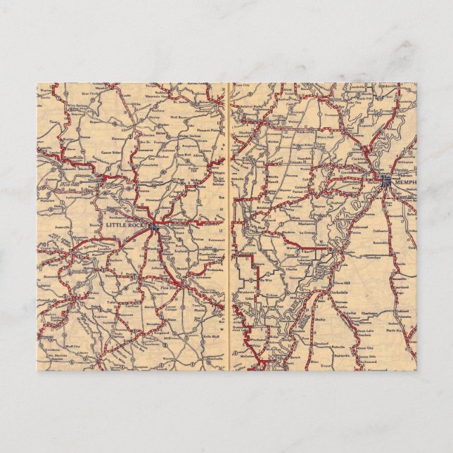 Arkansas 5 postkarte (Vorderseite)