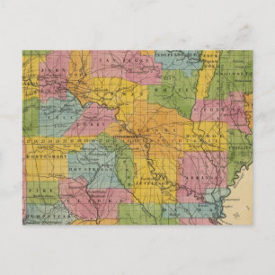 Arkansas 7 postkarte