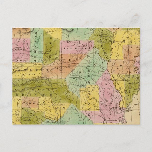 Arkansas 9 postkarte (Vorderseite)
