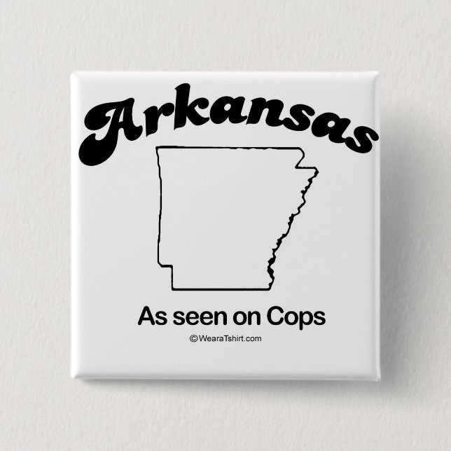 ARKANSAS - "ARKANSAS-STAATS-MOTTO" T - Shirts und Button (Vorderseite)