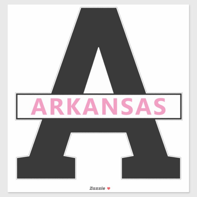 Arkansas Aufkleber (Blatt)