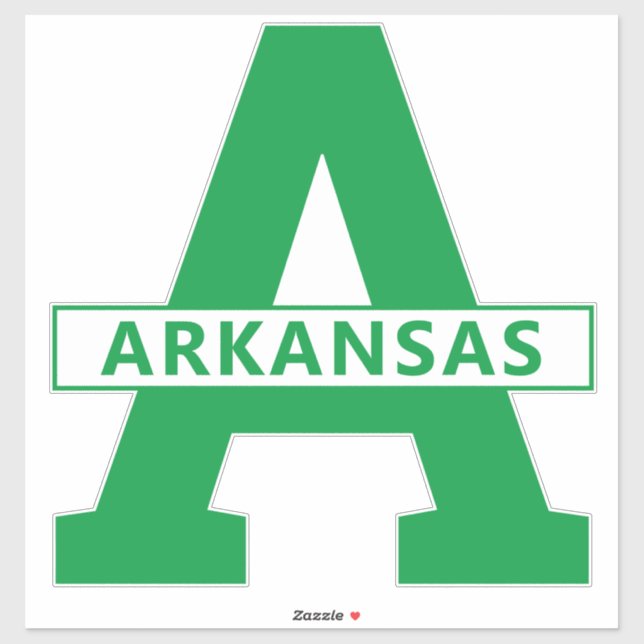 Arkansas Aufkleber (Blatt)
