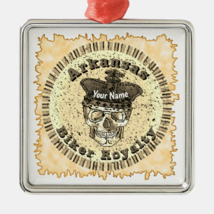 Arkansas Biker  Ornament Aus Metall