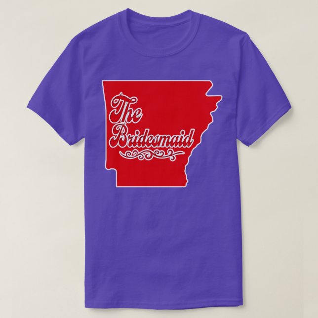 Arkansas Bridesmaid Junggeselinnen-Abschied Shirt  (Design vorne)