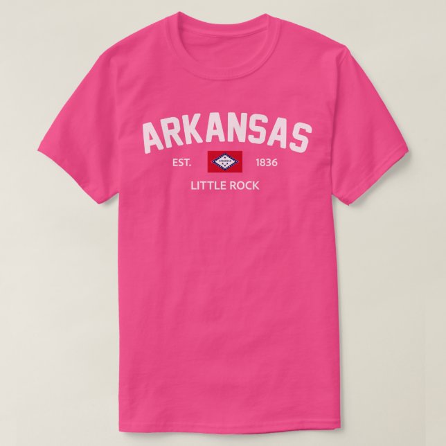 Arkansas Collegiate Preppy TShirt (Design vorne)