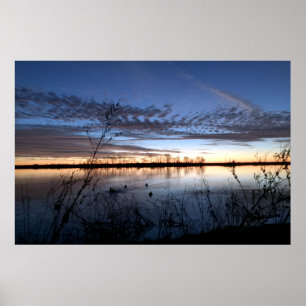 Arkansas Duck Hunter's Sonnenaufgang Poster