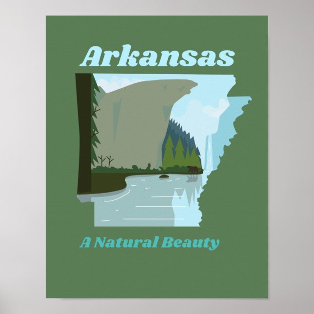 Arkansas: Eine natürliche Schönheit Poster (Vorne)