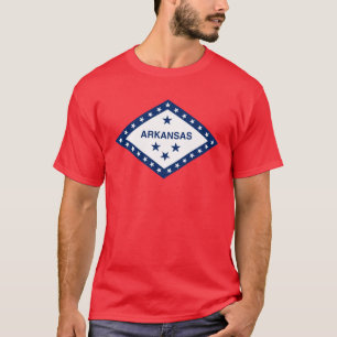 Arkansas Fahne, amerikanischer Staat Siegel T - Sh T-Shirt