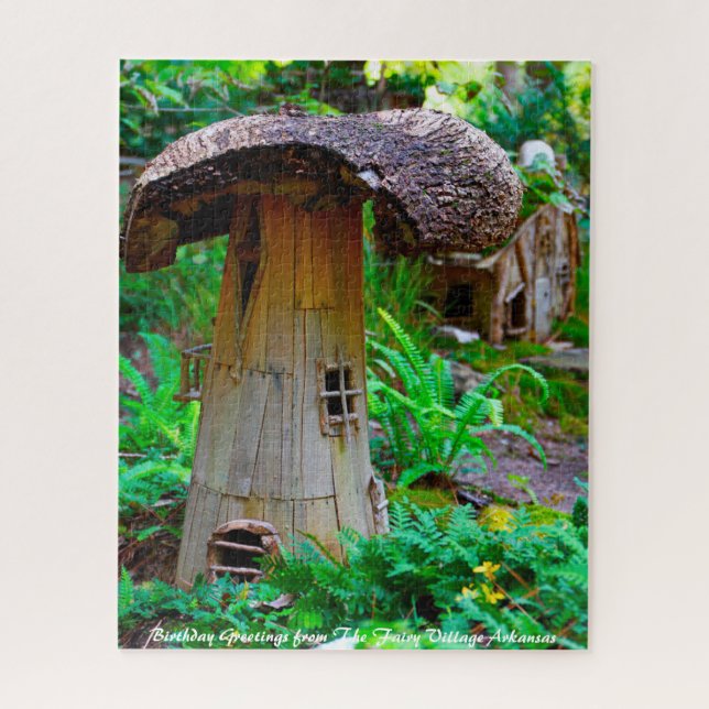 Arkansas Fairy Village. Weihnachtsgrüße Jigsaw Puzzle (Vertikal)