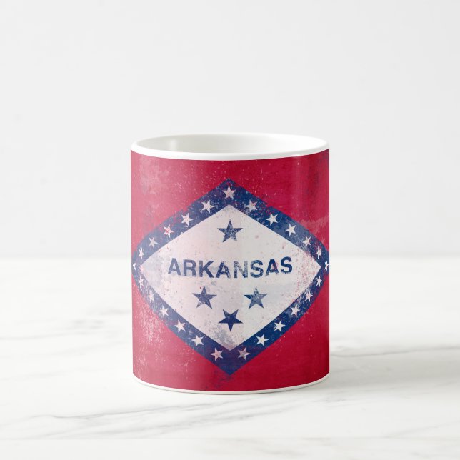 Arkansas-Flag Kaffeetasse (Mittel)
