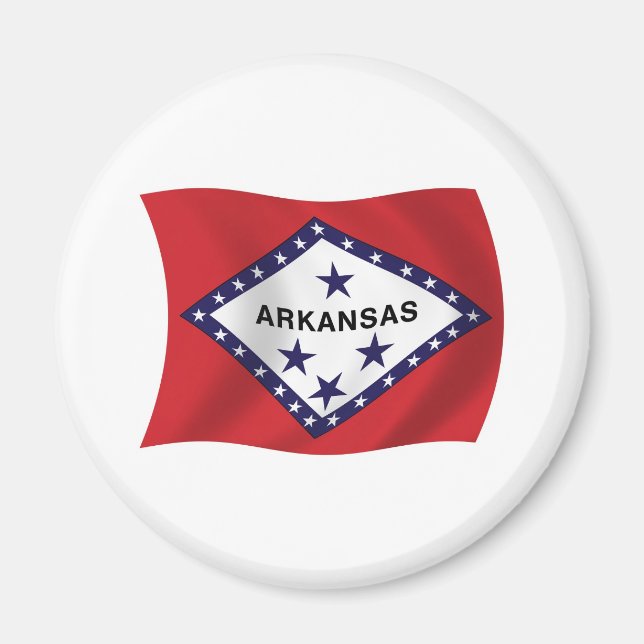 Arkansas Flag Magnet (Vorne)