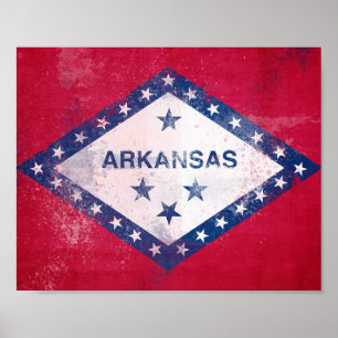 Arkansas-Flag Poster
