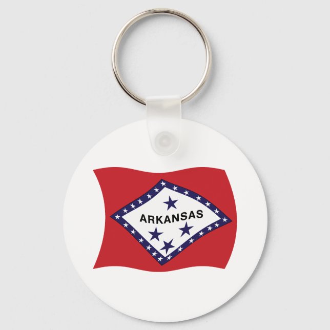 Arkansas Flag Schlüsselanhänger (Vorderseite)