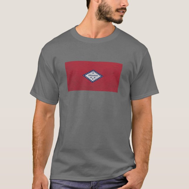 Arkansas Flag Wall T-Shirt (Vorderseite)