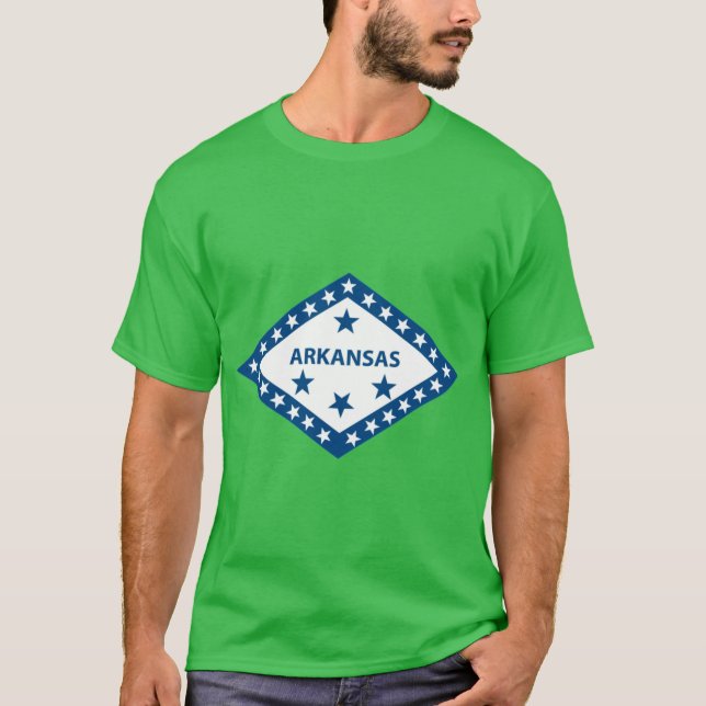 Arkansas-Flagge 3 T-Shirt (Vorderseite)