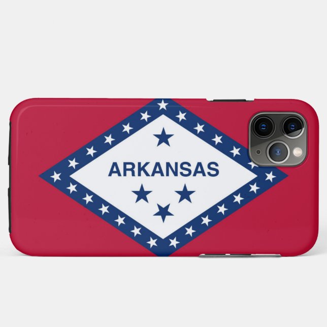 Arkansas-Flagge Case-Mate iPhone Hülle (Rückseite (Horizontal))