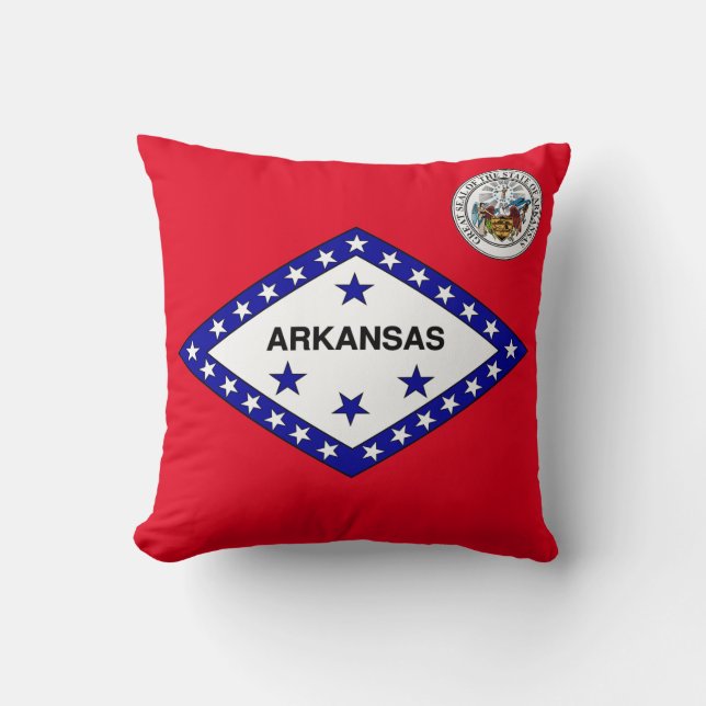 Arkansas-Flagge Kissen (Vorderseite)