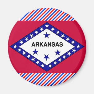 Arkansas-Flagge Magnet