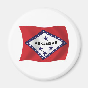 Arkansas-Flaggenmagnet Magnet