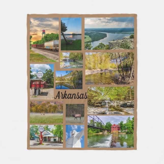Arkansas Fleece Blanket (Vorderseite)
