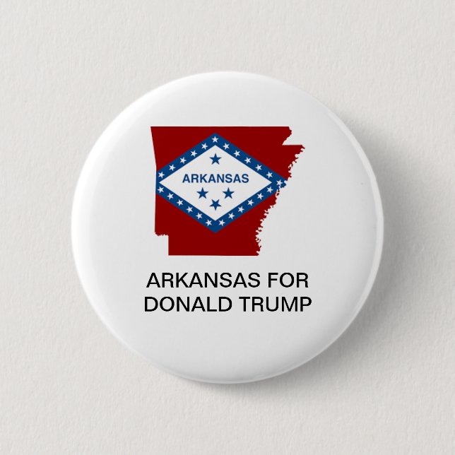 ARKANSAS FÜR DIE SCHALTFLÄCHE DONALD TRUMP 2020 BUTTON (Vorderseite)