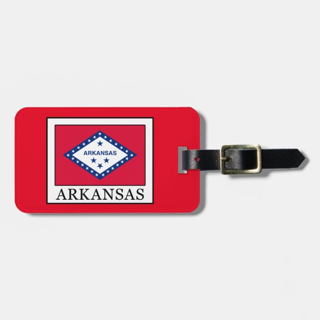 Arkansas Gepäckanhänger (Vorderseite horizontal)