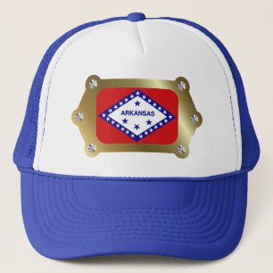 Arkansas gerahmter Flaggenhut Truckerkappe