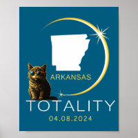 Arkansas Gesamte Sonnenfinsternis 2024 Lustige Kat