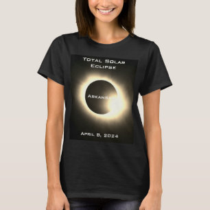 Arkansas Gesamte Sonnenfinsternis 8. April 2024 T-Shirt