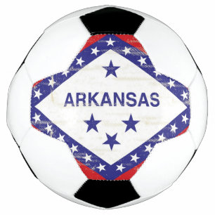 Arkansas grunge Flag Fußball