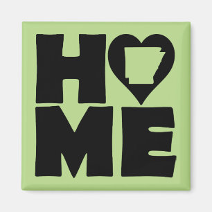 Arkansas Home Heart State Kühlschrankmagnet Magnet
