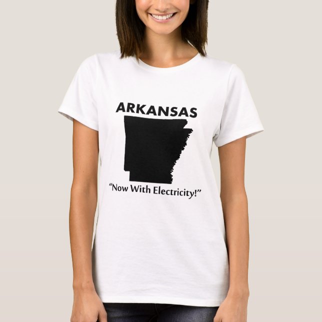 Arkansas - Jetzt mit Strom T-Shirt (Vorderseite)