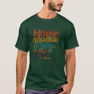 Arkansas Karte ist Zuhause T-Shirt