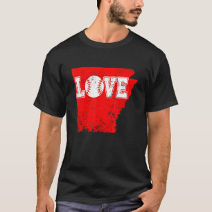 Arkansas Karte US-Bundesstaat Männer Frauen Kinder T-Shirt